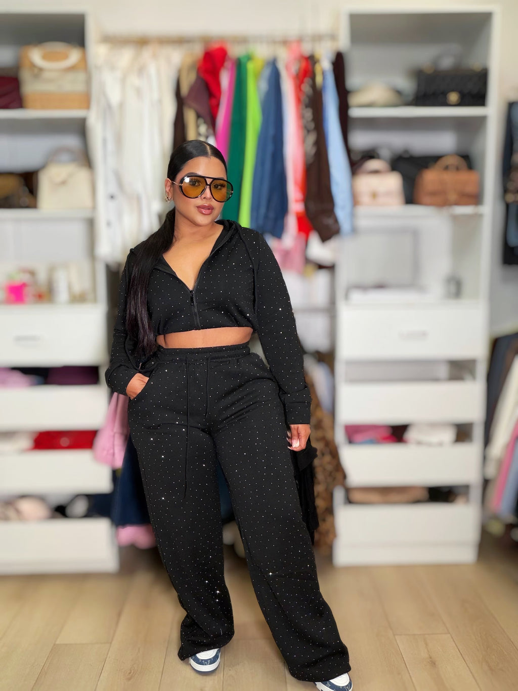 Rhinestone Comfy set
