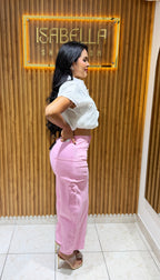 Barrel Denim Pink