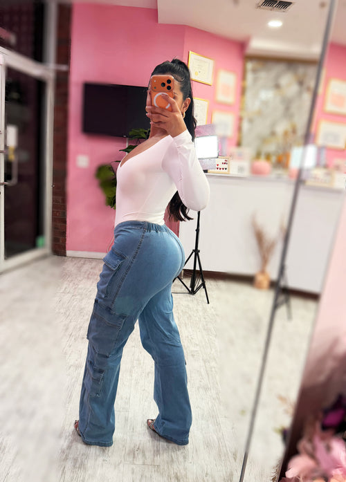 Body faja blanca