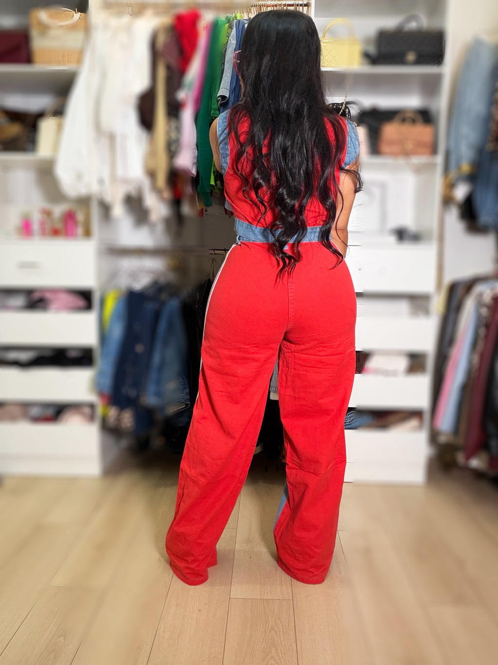 Set Denim red