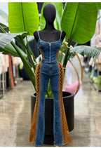 Cow denim set