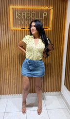 Asimétrical Denim skirt