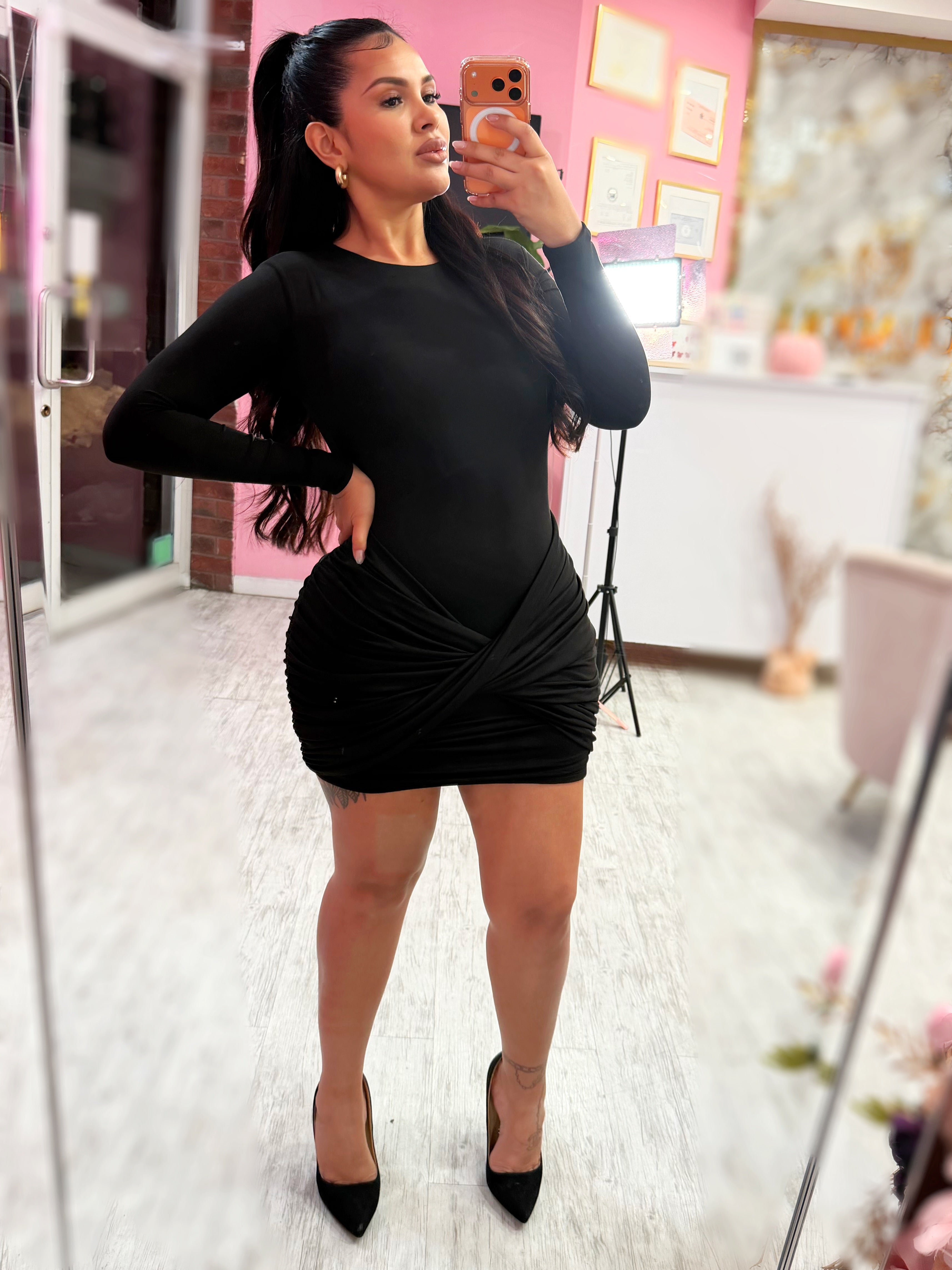 Total Black Dress