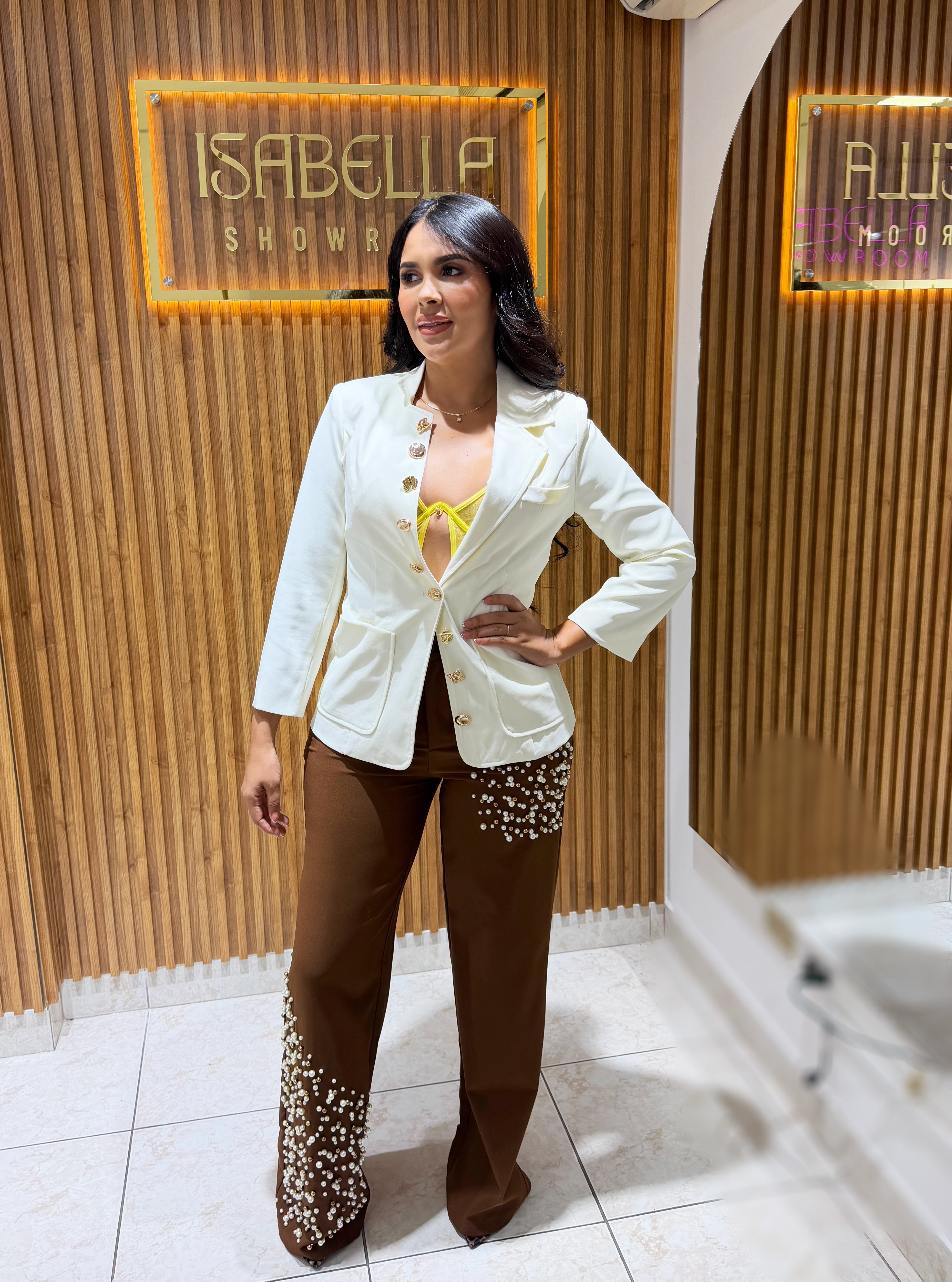 Blazer de botones