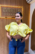 Top globo amarillo