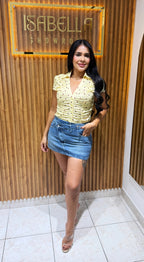 Asimétrical Denim skirt