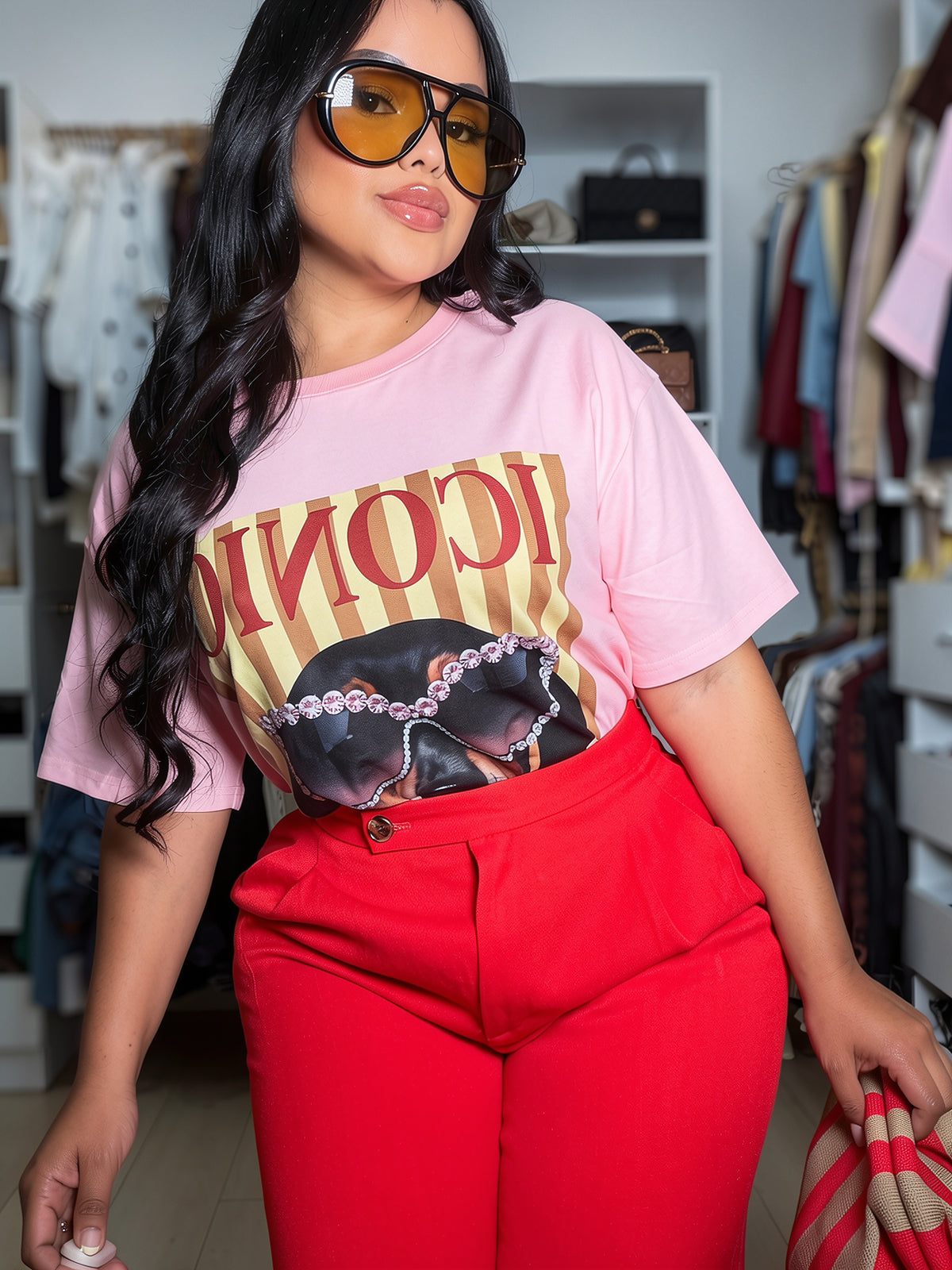 Pink & doggy T shirt