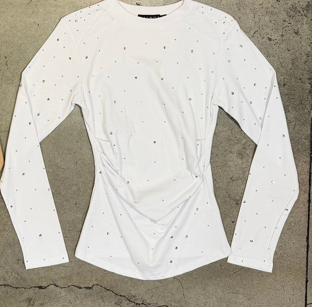 Diamond white sueter