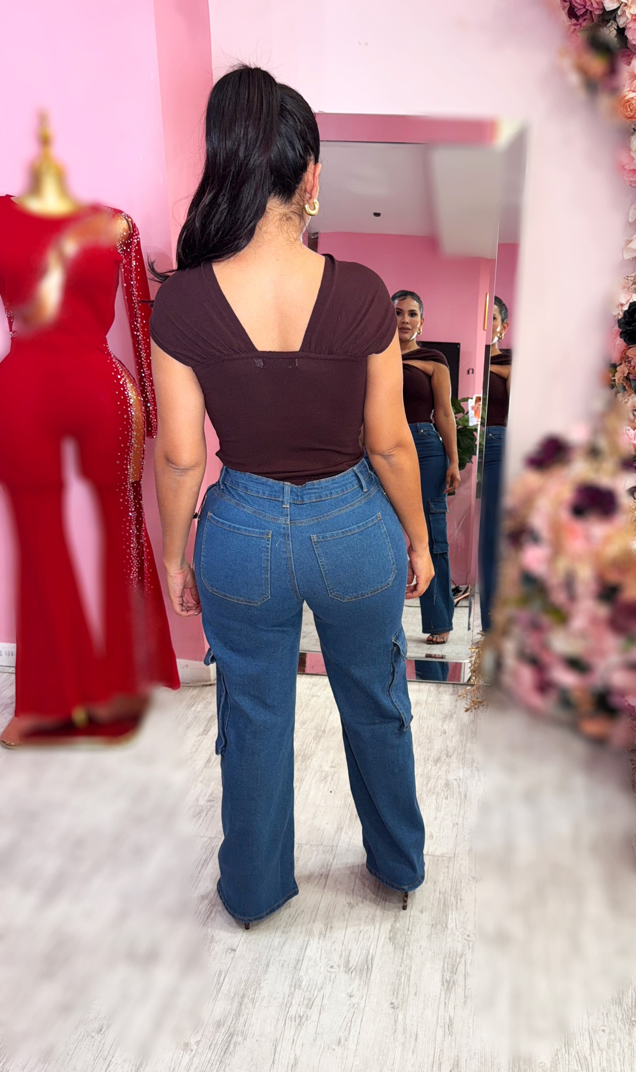 Blusa de hilo chocolate