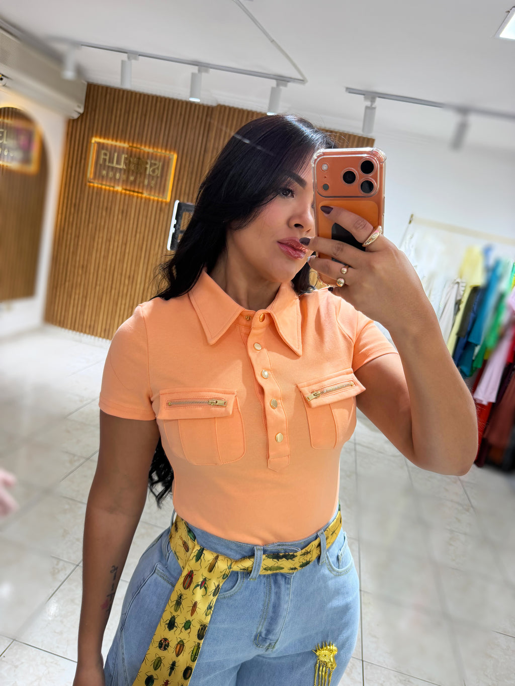 Baby Orange blusa