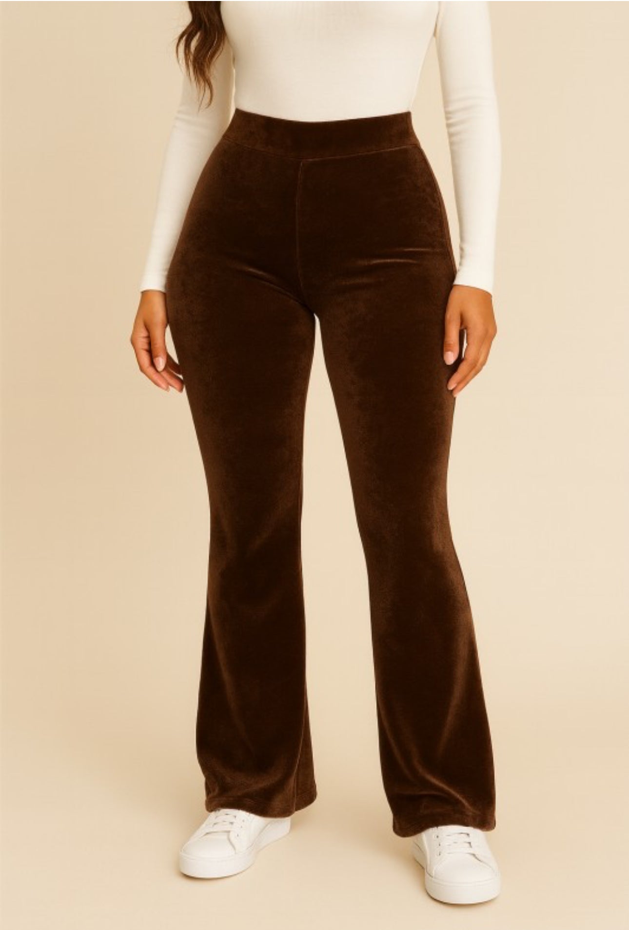 Brown velvet  pant